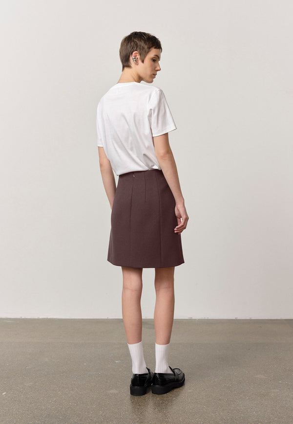 Birgitte Herskind Benjamin Skirt - Mahogany Mahogany
