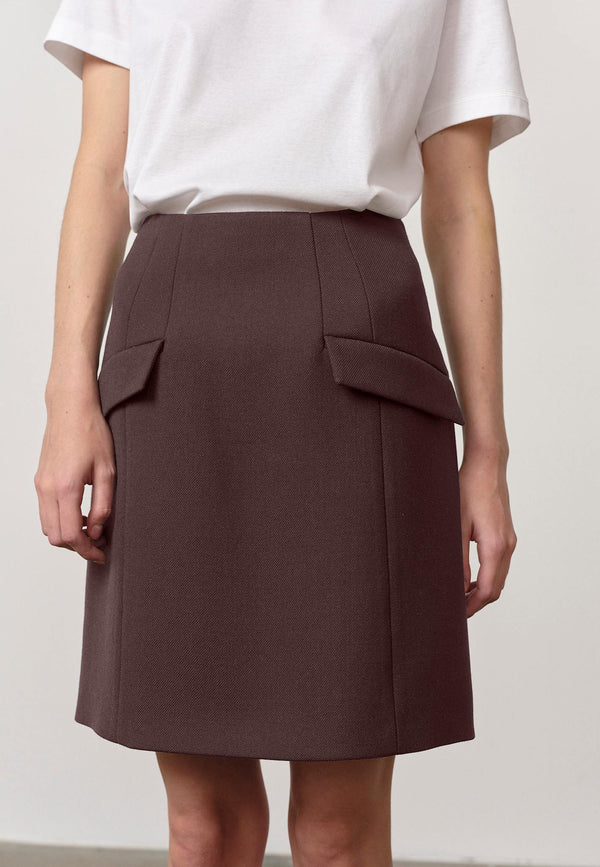 Birgitte Herskind Benjamin Skirt - Mahogany Mahogany