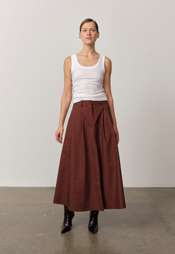 birgitte herskind Bryan Skirt - Mahogany Mahogany