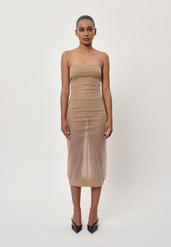 Birgitte Herskind Buster Knit Skirt - Sand Sand