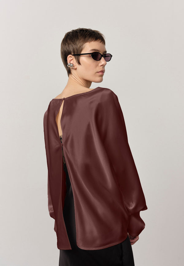 Birgitte Herskind Candy Blouse - Mahogany Mahogany