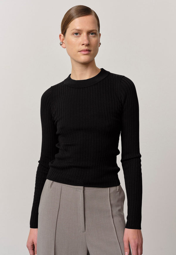 birgitte herskind Daniella Knit Blouse - Black Black