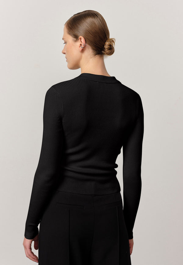 Birgitte Herskind Finn Knit Blouse - Black Black
