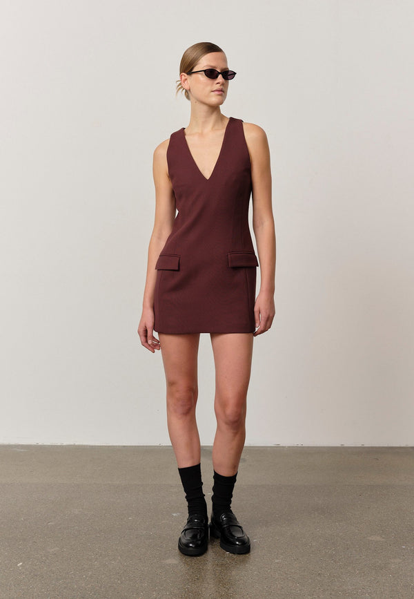 Birgitte Herskind Gemma Dress - Mahogany Mahogany