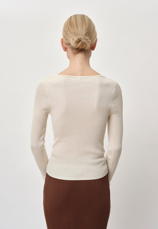 Birgitte Herskind Gili Knit Blouse - Creme Creme