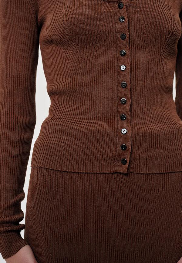 Birgitte Herskind Gili Knit Blouse - Toffee Toffee