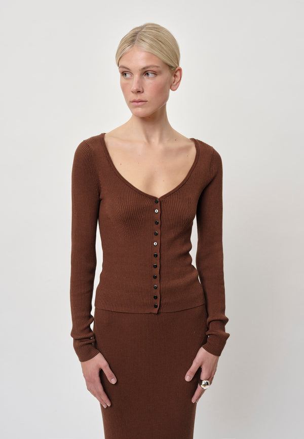 Birgitte Herskind Gili Knit Blouse - Toffee Toffee
