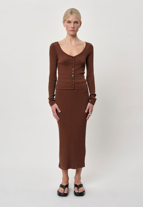 Birgitte Herskind Gili Knit Blouse - Toffee Toffee