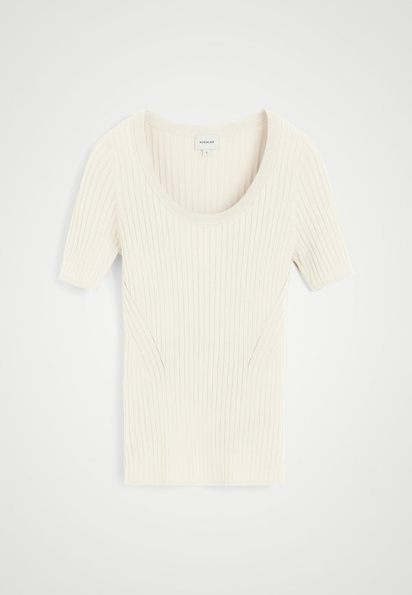 birgitte herskind Jenny Knit Blouse - Creme Creme