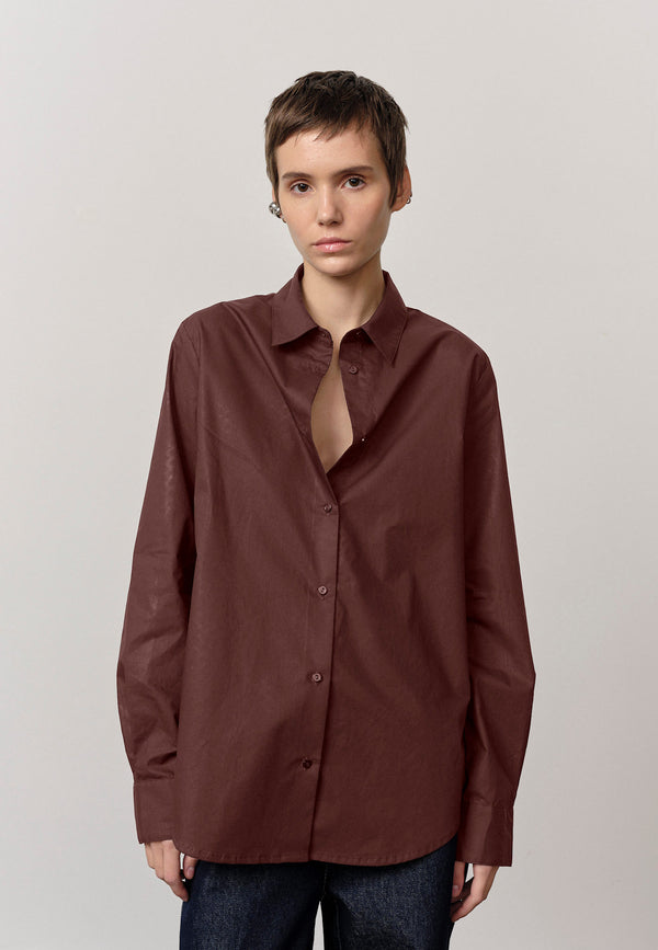 Birgitte Herskind Joe Shirt - Mahogany Mahogany