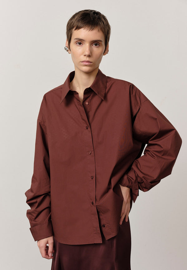 Birgitte Herskind Klara Shirt - Mahogany Mahogany