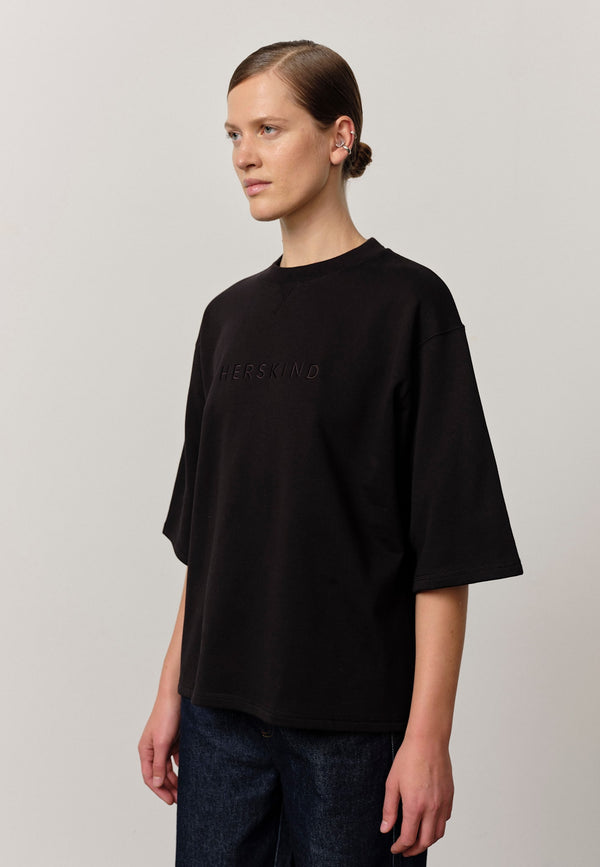 birgitte herskind Linette T-shirt - Black Black