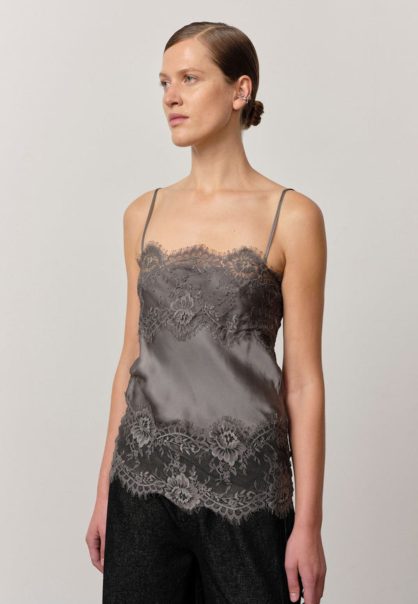 Birgitte Herskind Linnea Top - Dark Grey Dark Grey