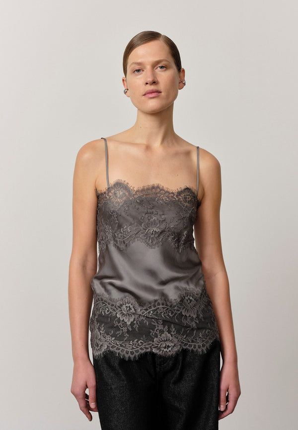 birgitte herskind Linnea Top - Dark Grey Dark Grey