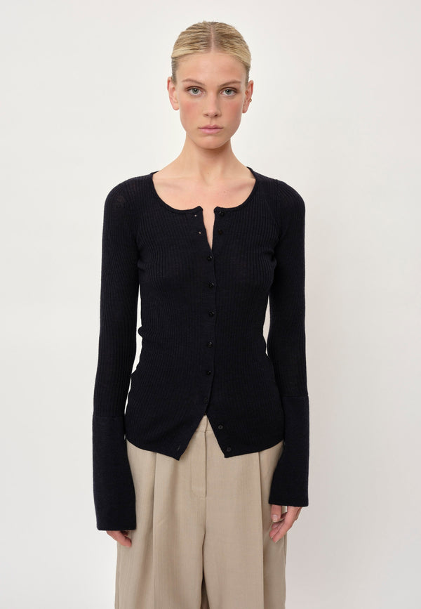 Birgitte Herskind Liw Knit Cardigan - Navy Navy