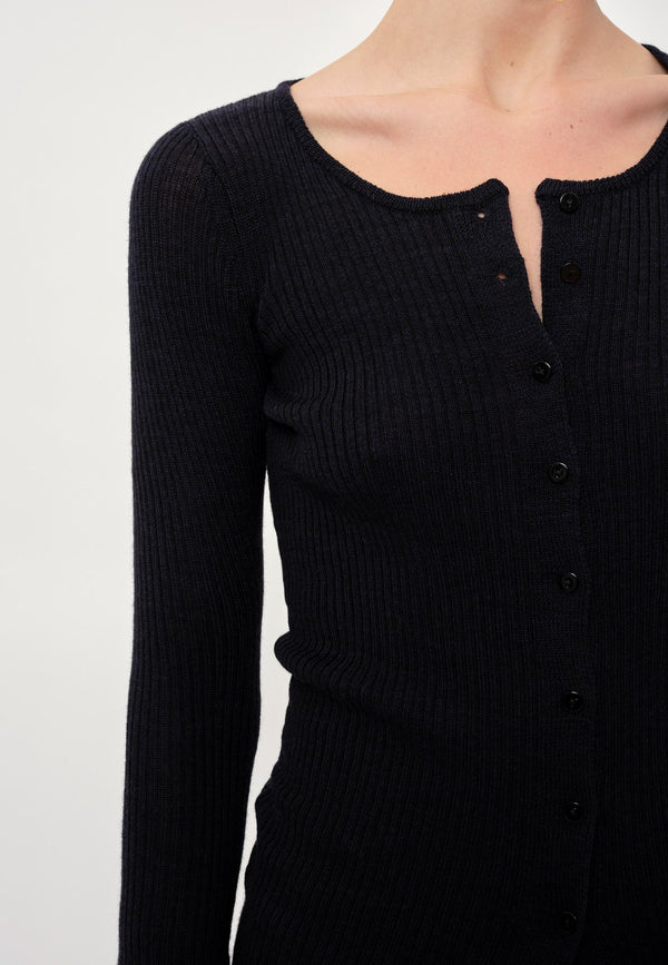 Birgitte Herskind Liw Knit Cardigan - Navy Navy