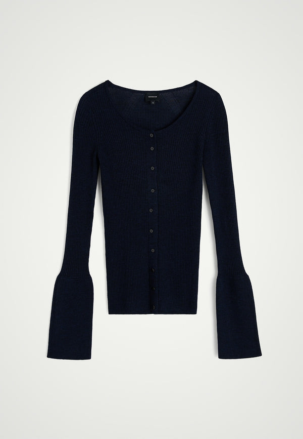 birgitte herskind Liw Knit Cardigan - Navy Navy