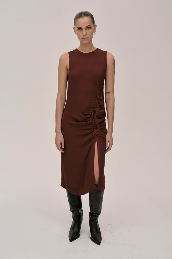 Birgitte Herskind Lou Dress - Oxblood Oxblood