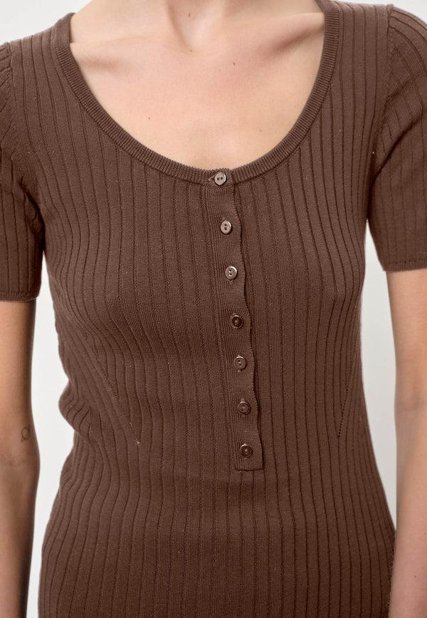 Birgitte Herskind Mie Knit Blouse - Toffee Toffee