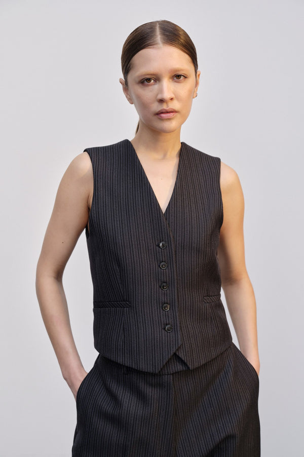 Birgitte Herskind Mister Vest - Pinstripe Pinstripe