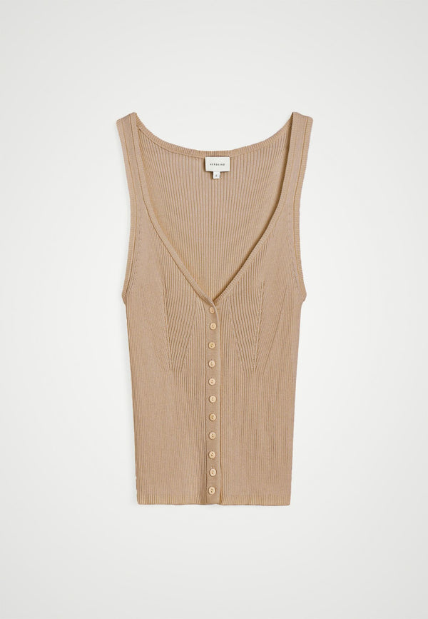 birgitte herskind Nellie Knit top - Sand Sand