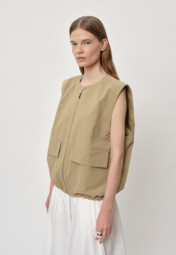 Birgitte Herskind Neo Vest - Khaki Khaki