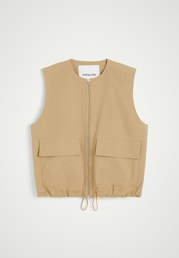 birgitte herskind Neo Vest - Khaki Khaki