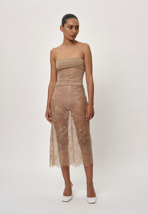 Birgitte Herskind Risa Skirt - Beige Beige