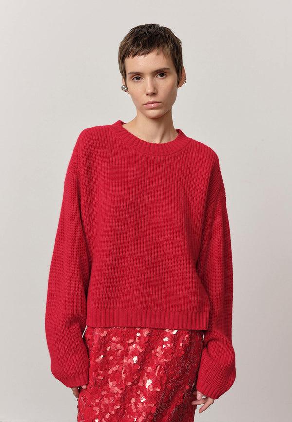 Birgitte Herskind Sabby Knit Blouse - Red Red