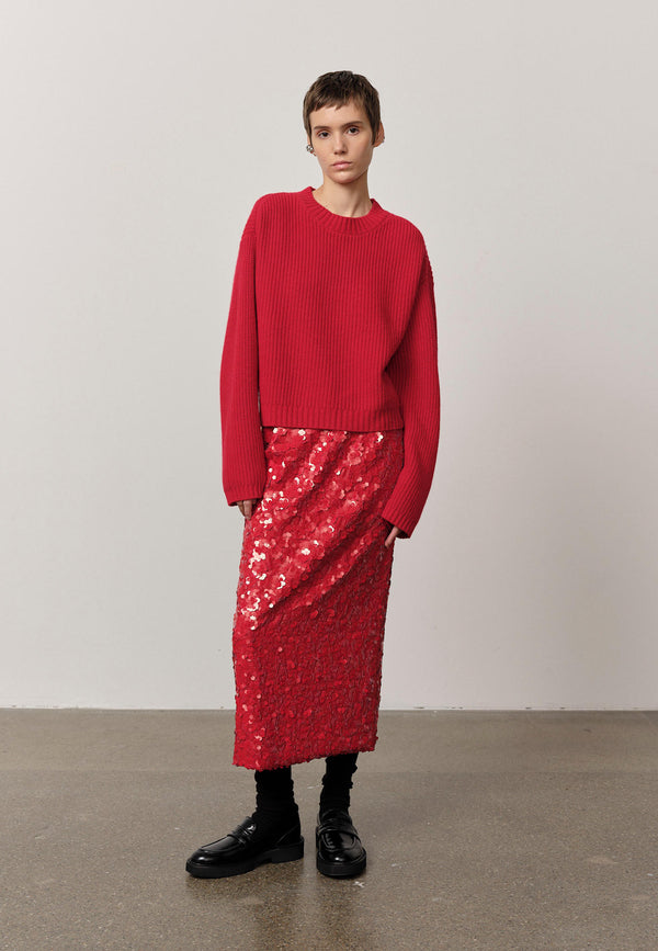 Birgitte Herskind Sabby Knit Blouse - Red Red