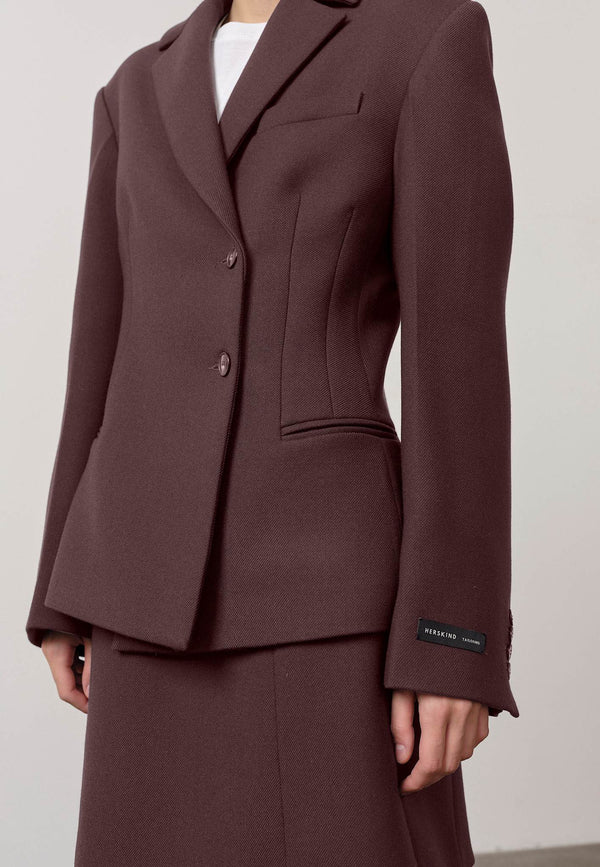 Birgitte Herskind Sailor Blazer - Mahogany Mahogany