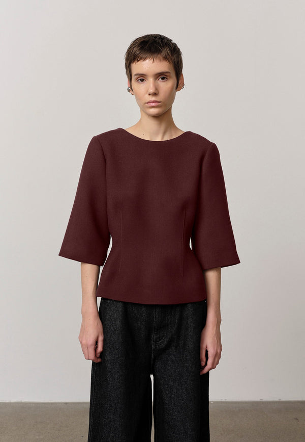birgitte herskind Samuel Blouse - Mahogany Mahogany