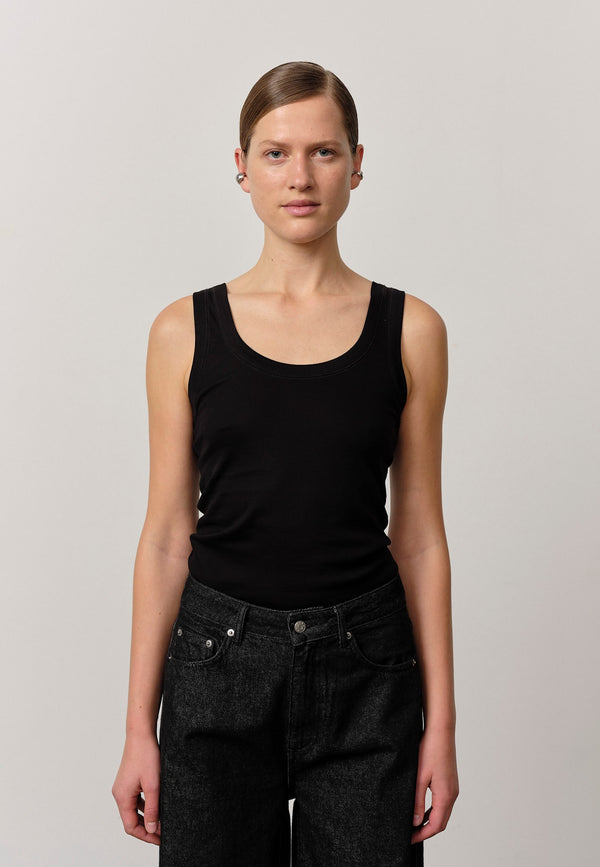 birgitte herskind Sandra Top - Black Black