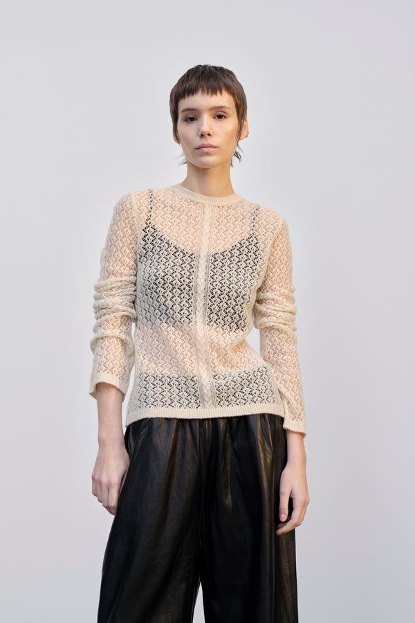 Birgitte Herskind Silvia Knit Blouse - Creme Creme