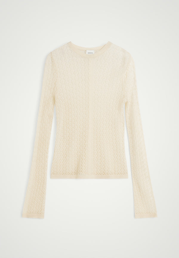birgitte herskind Silvia Knit Blouse - Creme Creme