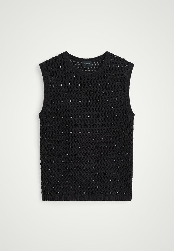 birgitte herskind Sonny Knit Top - Black Black