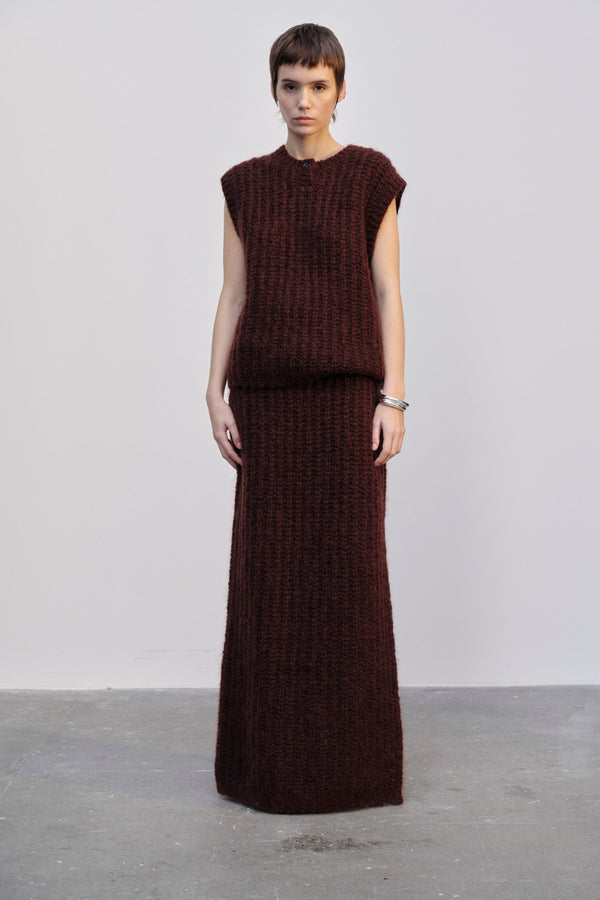 Birgitte Herskind Sonny Knit Top - Oxblood Oxblood