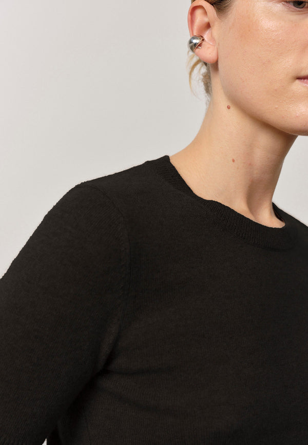 Birgitte Herskind Therese Knit Blouse - Black Black