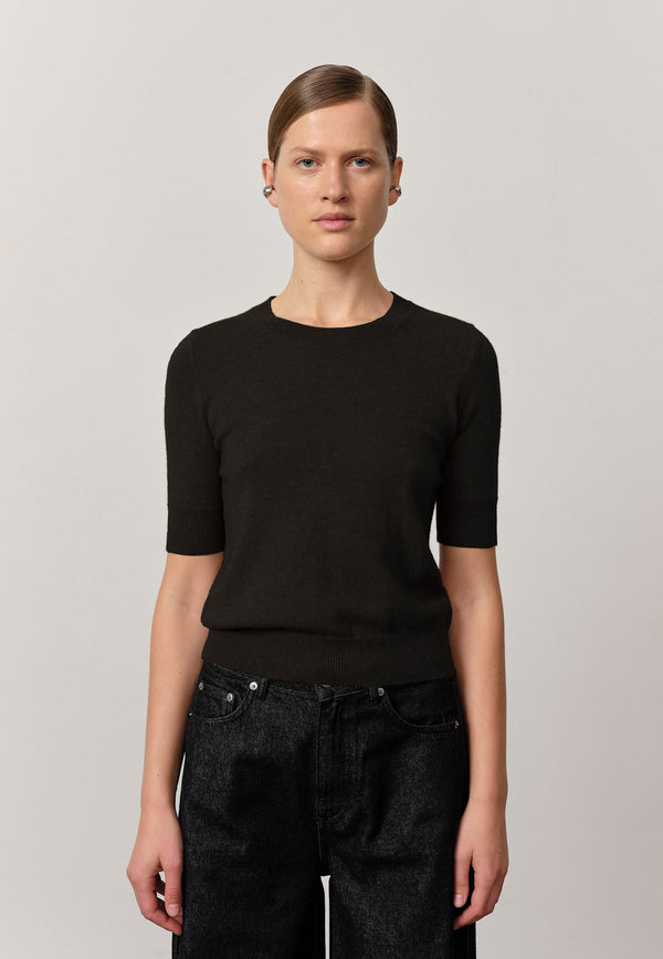 birgitte herskind Therese Knit Blouse - Black Black