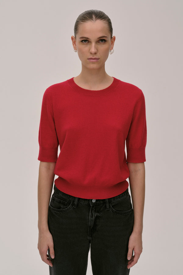 Birgitte Herskind Therese Knit Blouse - Red Red