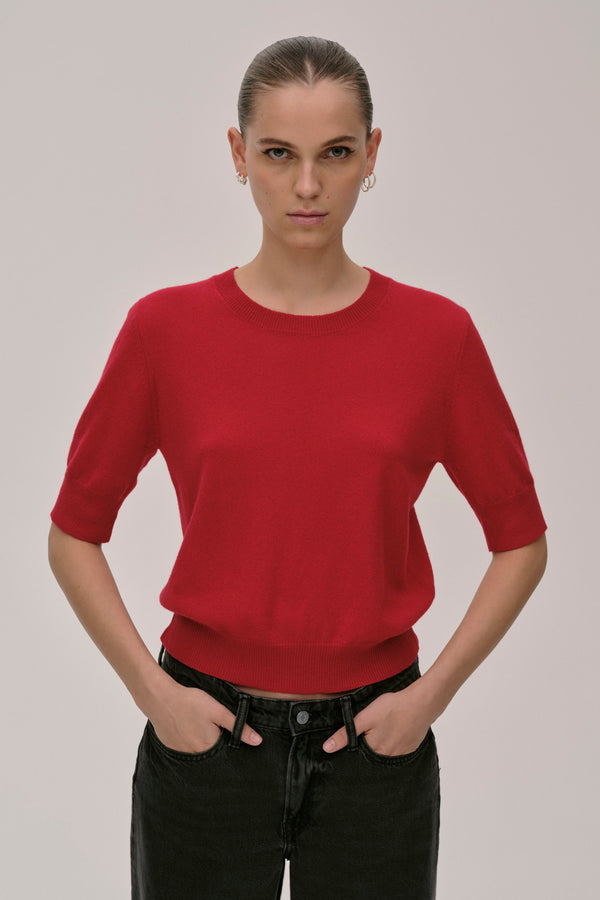 Birgitte Herskind Therese Knit Blouse - Red Red