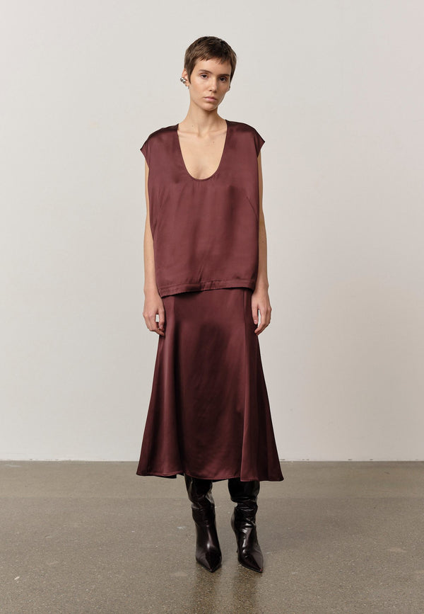 Birgitte Herskind Tove Top - Mahogany Mahogany