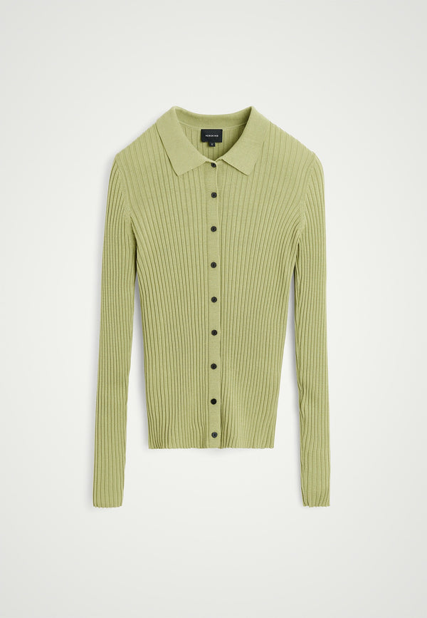 birgitte herskind Turner Knit Cardigan - Green Green