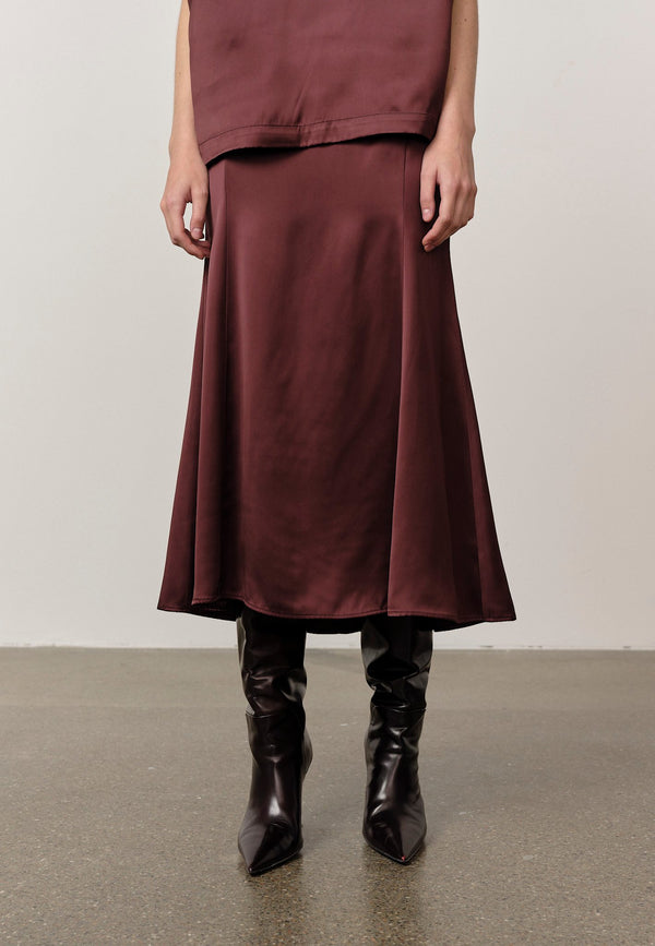 Birgitte Herskind Vamp Skirt - Mahogany Mahogany
