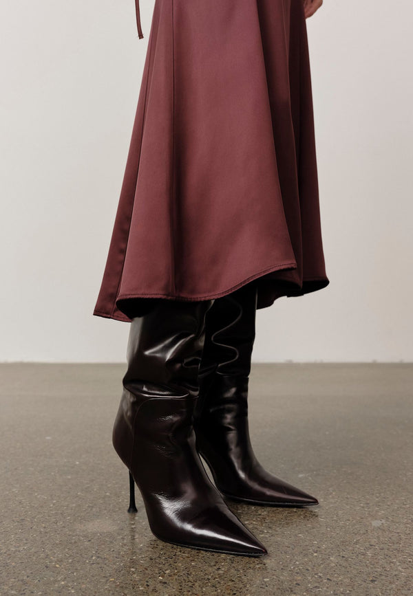 Birgitte Herskind Vamp Skirt - Mahogany Mahogany