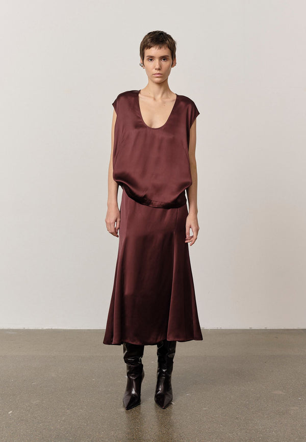 birgitte herskind Vamp Skirt - Mahogany Mahogany