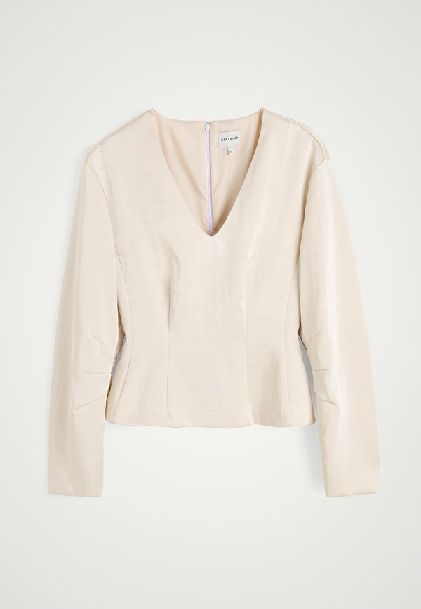 birgitte herskind Yade Blouse - Creme Creme