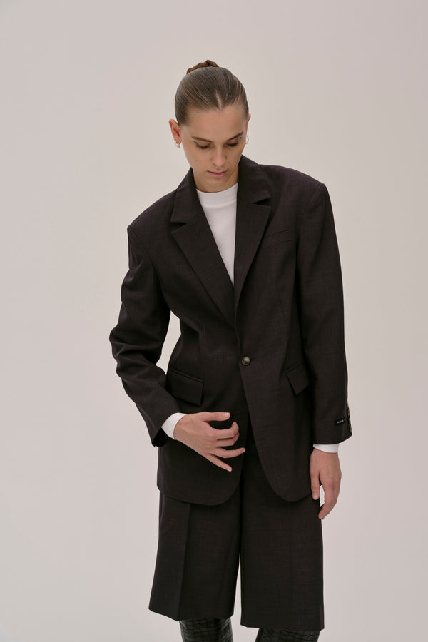 Birgitte Herskind Yago Blazer - Navy Grey Navy Grey