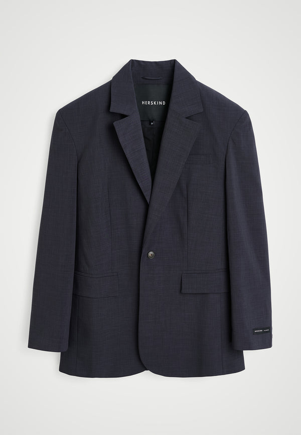 birgitte herskind Yago Blazer - Navy Grey Navy Grey