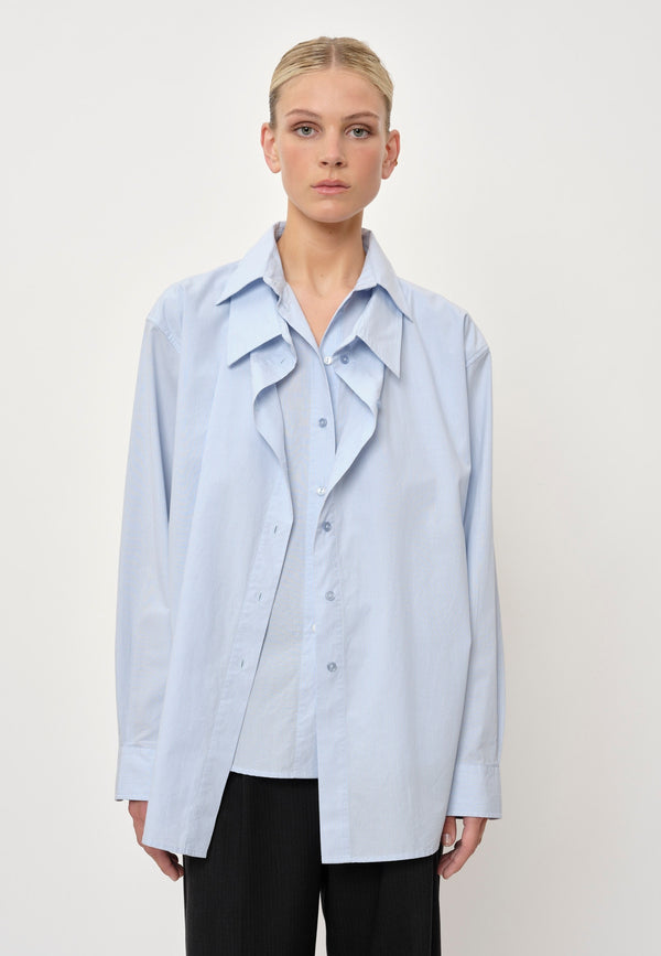 Birgitte Herskind Bjørk Shirt - Ligth Blue Pinstripe Ligth Blue Pinstripe